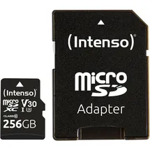 Intenso MicroSDXC UHS-I U3 V30 mit Adapter