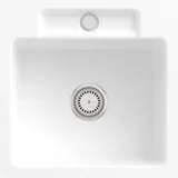 Villeroy & Boch Siluet 50 S flat weiß alpin + Handbetätigung