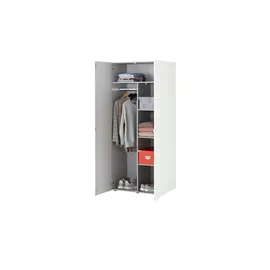 WIMEX Drehtürenschrank Multiraumkonzept 80 x 185 x 54 cm Weiß