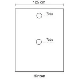 HOMEbox Wachstumszelt 125 x 65 x 120 cm Beige