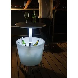KETER Illuminated Cool Bar 57 x 49,5 x 49,5 cm Weiß