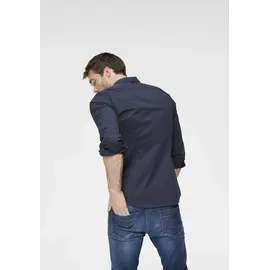 Tommy Hilfiger Original Stretch Slim Fit Langarmhemd Black Iris XL