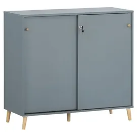 Proregal Jaguar Aktenschrank 100 x 41 x 92,6 cm Blau