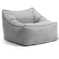 Mokebo Sitzsack Grau, 73x60x83 cm, Oeko-Tex®, Wohnzimmer, Hocker, Sitzsäcke,