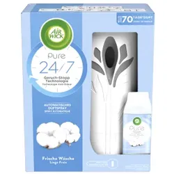 Air Wick Freshmatic PURE Frische Wäsche Starter-Set, Neutralisiert unangenehme Gerüche ohne feuchten Niederschlag, 1 Set