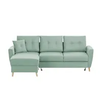 Sofa.de Ecksofa Carla ¦ grün ¦ Maße (cm): B: 230 H: 93 T: 159