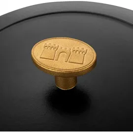 BALLARINI Bellamonte Cocotte 28 cm rund schwarz