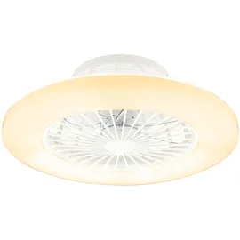 GLOBO LED Deckenventilator 50 cm Deckenventilator Weiß