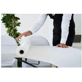 Duni Dunicel® Tischdecke Tischdeckenrolle, Uni Farben, 10m 25m 40m - Weiß