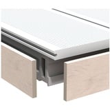 TraumGarten WPC Terrassendiele Abschlussleiste DREAMDECK PLATINUM Creme