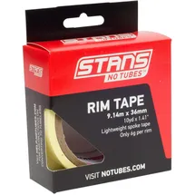 Stans No Tubes Felgenband 9 m Tubeless 36 mm Gelb