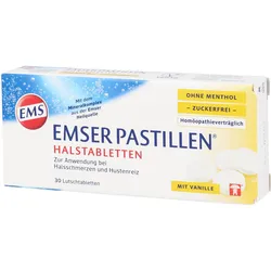 Emser Pastillen zuckerfreie homö. Halstabletten ohne Menthol