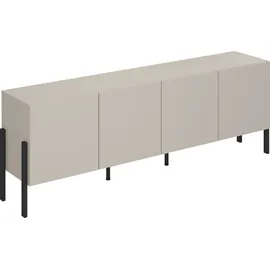 INOSIGN »Jukon,Breite 200 cm, moderne grifflose Kommode,4 Türen« Sideboard, Anrichte viel Stauraum, push-to-open-Funktion