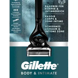 Gillette Body & Intimate Rasierer + 1 Rasierklinge,