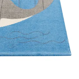 Beliani Kinderteppich Balabang Blau 80 x 150 cm