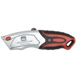R93210000 Profi-Cuttermesser 6 Klingen Mehr-Komponenten-Griff - rot
