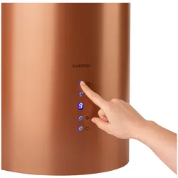 Beretta Inselabzugshaube Ø35cm Ab-/Umluft 650m3/h LED Aktivkohlefilter