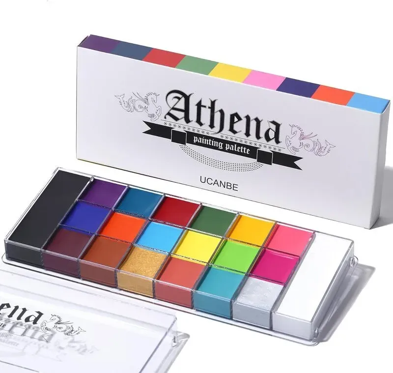 UCANBE 20-farben Athena ölfarbe (gesicht & körper)