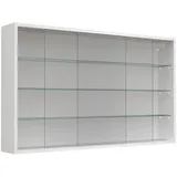 VCM Hängevitrine Drivalo 100 x 15 x 60 cm Weiß