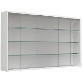 VCM Hängevitrine Drivalo 100 x 15 x 60 cm Weiß