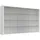 VCM Hängevitrine Drivalo 100 x 15 x 60 cm Weiß