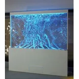 JVmoebel Barschrank LED Wasserwand / Beleuchtete Trennwand Säulen für Wohnräume Made in Europa weiß