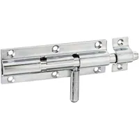 GAH Alberts Bolzenriegel mit befestigter Schlaufe gerade, 120mm Stahl,