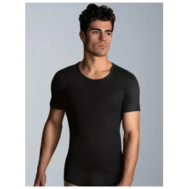 TRIGEMA Unterhemd "TRIGEMA Unterhemd Feinripp im Doppelpack", Herren, Gr. 5, 2 Stk., Normalgrößen, schwarz, 100% Baumwolle (Bio-Baumwolle kbA), Unterhemden Unterhemd