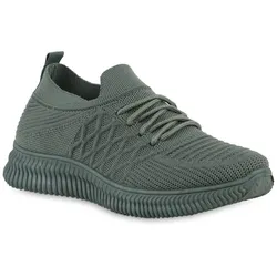 Damen Laufschuhe in Olivgrün