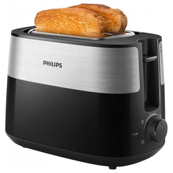 Philips Toaster HD2516/90 Daily - Toaster - schwarz schwarz