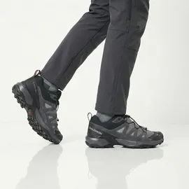 Salomon X Ultra 360 Leather Herren Sharkskin/Asphalt/Caramel Cafe 43 1/3