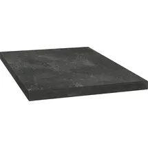OPTIFIT Arbeitsplatte Luzern, 38 mm stark, Tiefe 60 cm, große Auswahl an Breiten schwarz 120 cm x 3,8 cm x 60 cm