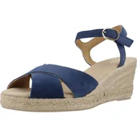 GEOX D GELSA Low C Leder Damen Navy, Sandalen