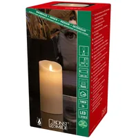 Konstsmide LED Kerze 17,7 cm cremeweiß