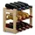 Proregal Weinregal Pinotwine HxBxT 38 x 43 x 25 cm 12 Flaschen Massives Kiefernholz Natur Unbehandelt