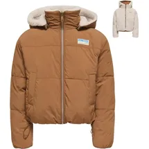 Only MARIA LIFE Teddy-Jacke Camel 140