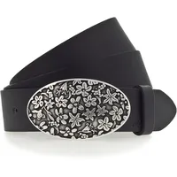 Mustang Koppelgürtel MUSTANG, Damen, Gr. 75, schwarz (790, schwarz),