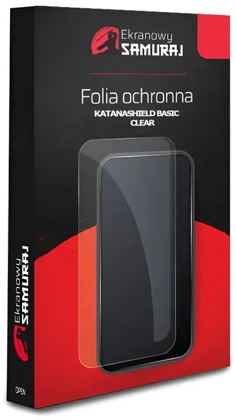 Telefonschutzfolie Ekranowy Samuraj KatanaShield Basic Clear mit Installationsservice
