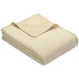 Kuscheldecke 150 x 200 cm creme/wollweiß