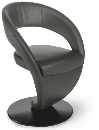 K+W Drehsessel 6080 in Leder