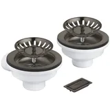 Grohe Universal Ablaufgarnitur mit Handbetätigung, 40997AL0,
