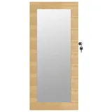 Vellora Schmuckschrank Schmuckschrank mit Spiegel Wandmontage (1-St) Abschließbares Design beige 30 cm x 67 cm