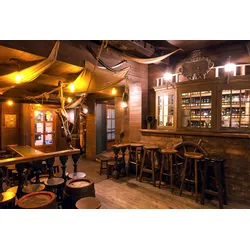 Fototapete PAPERMOON "Old Schooner Style Bar", bunt, B:3,50m L:2,60m, Vlies, Tapeten