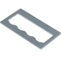 Hager GTVDM034 Montageplatte f. Geräteträger GTVD200/300 Datenmodul 4xRJ45 19,5/21,7x14,85mm.Montageplatte zur Aufnahme von Daten-, Audio-, Video-,
