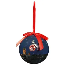 1. FC Köln 1.FC Köln 1. FC Köln Weihnachtsbaumkugel Skyline blau