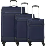 d & n Travel Line 9504 Koffer-Set 3-tlg. blau