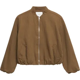 s.Oliver Jacke aus Leinenmix braun XL