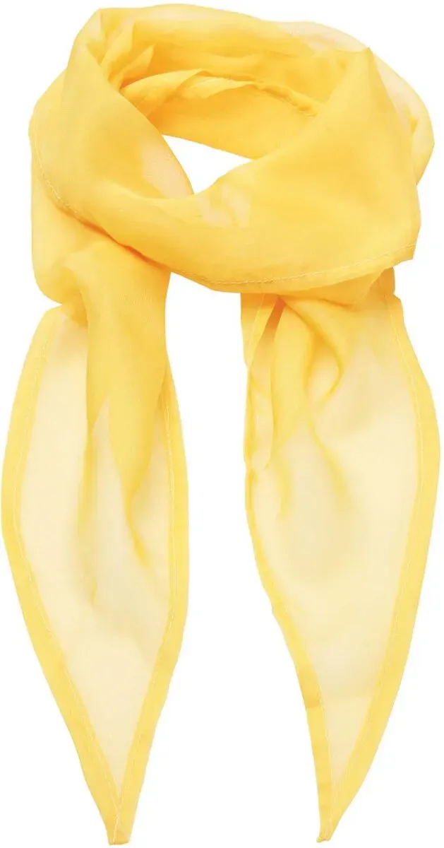 Premier Workwear Damen Chiffonschal 'Colours' Tuch PR740 sunflower (ca. pantone 136c) 98 x 16,5 cm