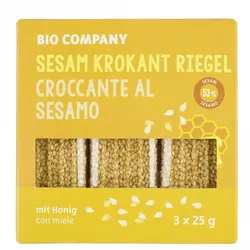 Bio Company Sesamkrokant Riegel bio