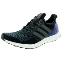 Adidas Ultra Boost M M Laufschuhe für Herren, geeignet für Wettkämpfe, Schwarz - Noir et Violet - Größe: 45 EU - 44 2/3 EU